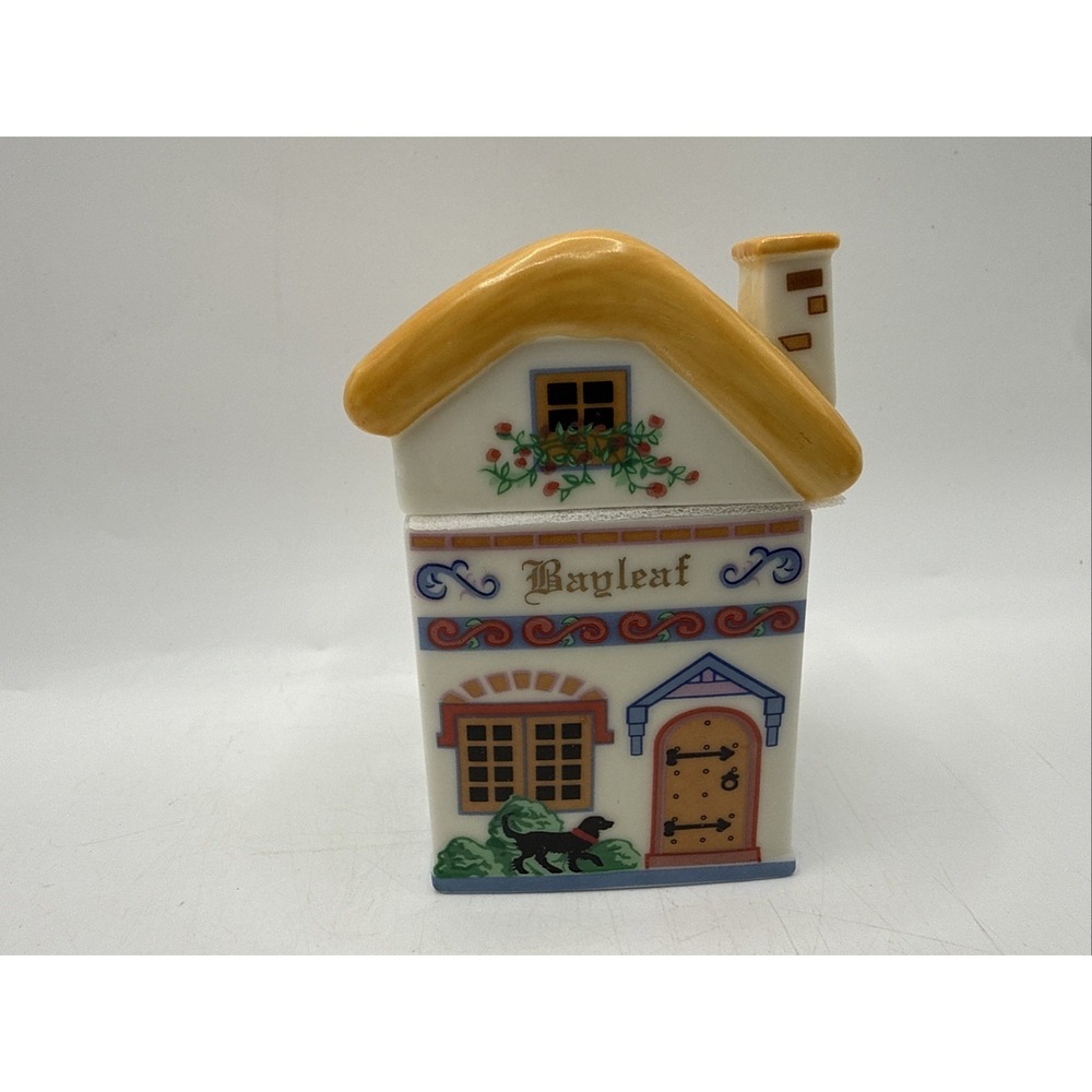 Lenox CANTERBURY CROSSING Spice Village Jar BAYLEAF No Chips - Picture 5 of 10